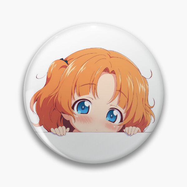 Item preview, Orange Pekoe Girls und Panzer Anime Chibi Kawaii Peek designed and sold by HumbertoValveno.