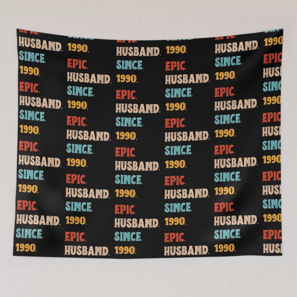 Item preview, Epic Husband Since 1990 - 35th Wedding Anniversary For Him, Men, Husband designed and sold by Mozaic Clothes.