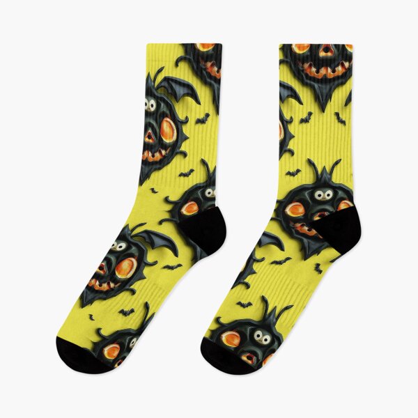 Item preview, Weird Gothic Bat-Creature Halloween Seamless Pattern  designed and sold by TheGaliyaStudio.