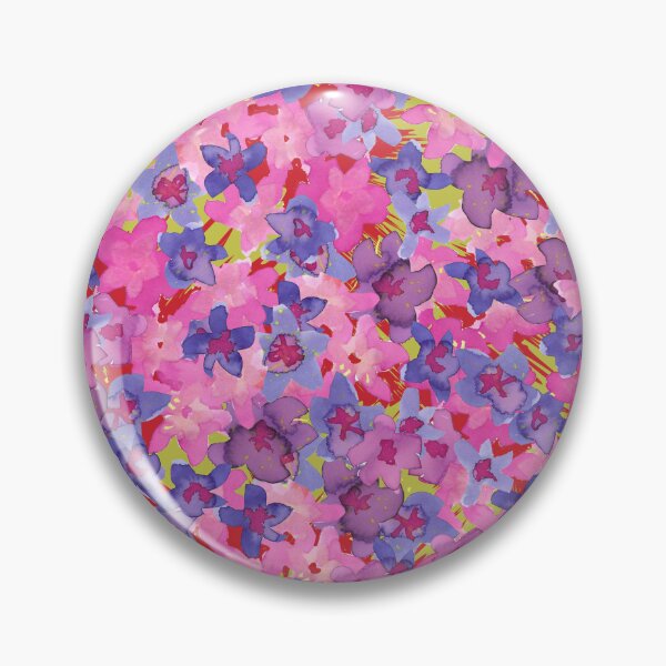 Item preview, Ditsy Floral Pink and Purple designed and sold by lottibrown.