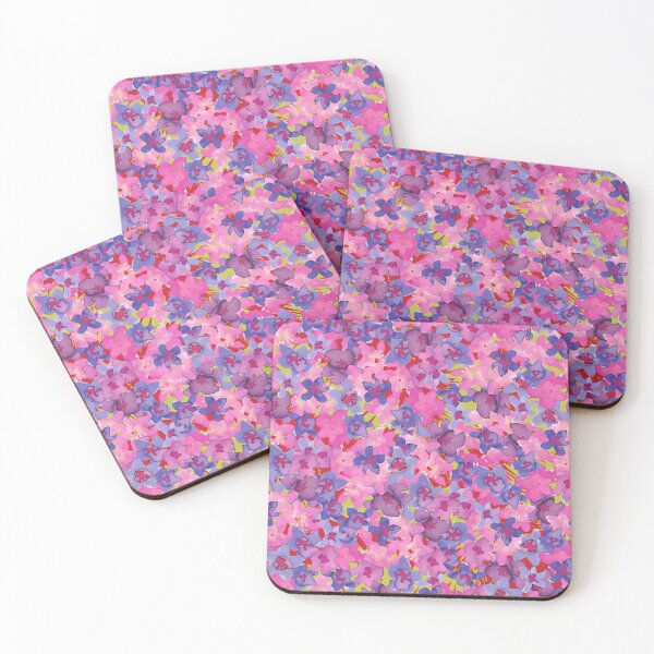 Item preview, Ditsy Floral Pink and Purple designed and sold by lottibrown.