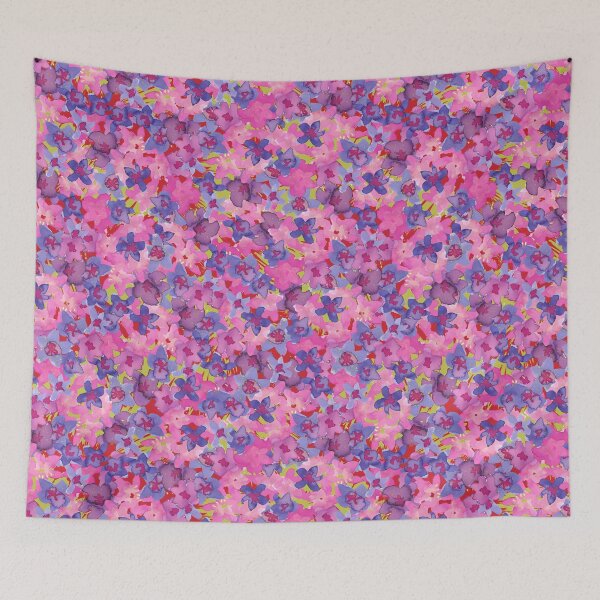 Item preview, Ditsy Floral Pink and Purple designed and sold by lottibrown.