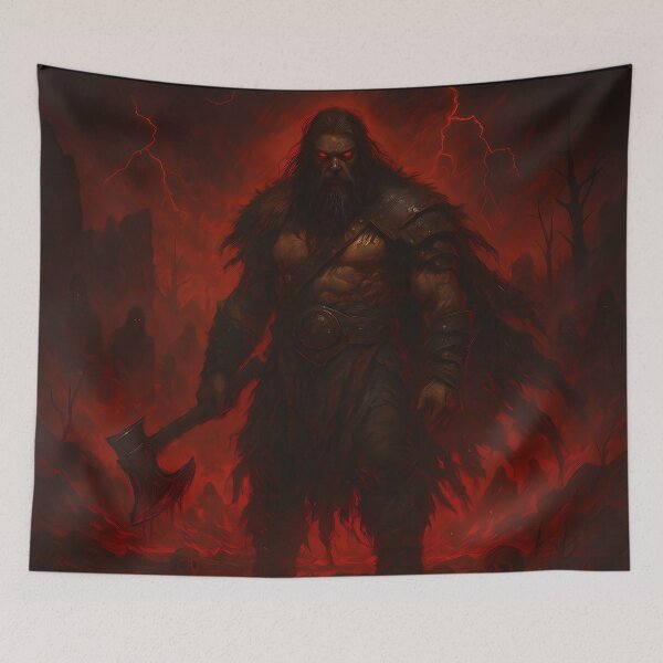 Item preview, Viking of the Deadlands – Warlord of the Damned designed and sold by NorseDrip.