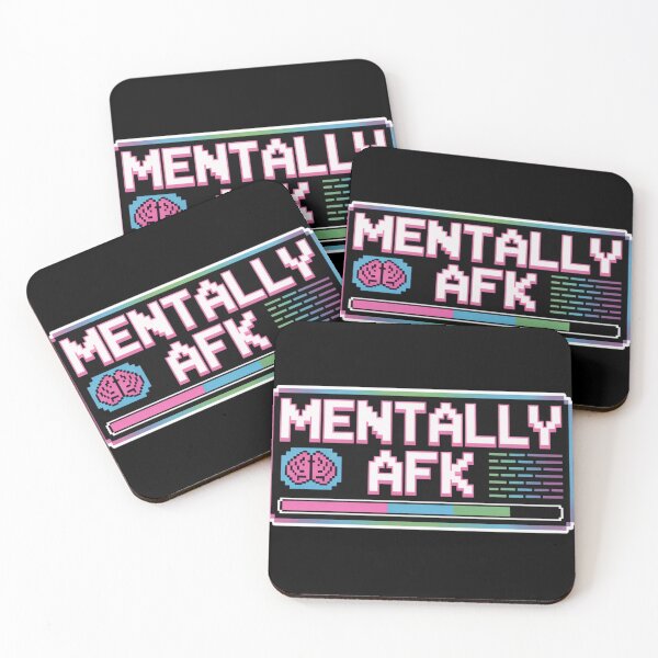 Item preview, Mentally AFK Offline in My Head – Funny Chronically Online Meme Design designed and sold by Silly Shapes Co..