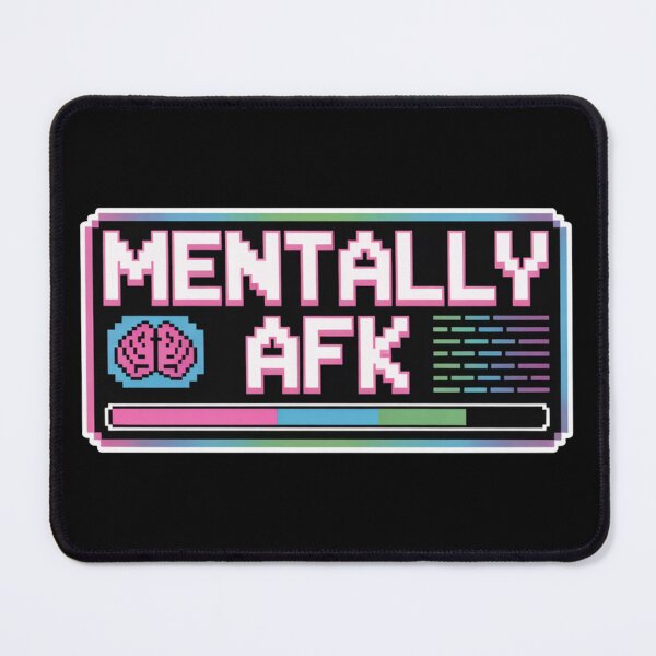 Item preview, Mentally AFK Offline in My Head – Funny Chronically Online Meme Design designed and sold by Silly Shapes Co..