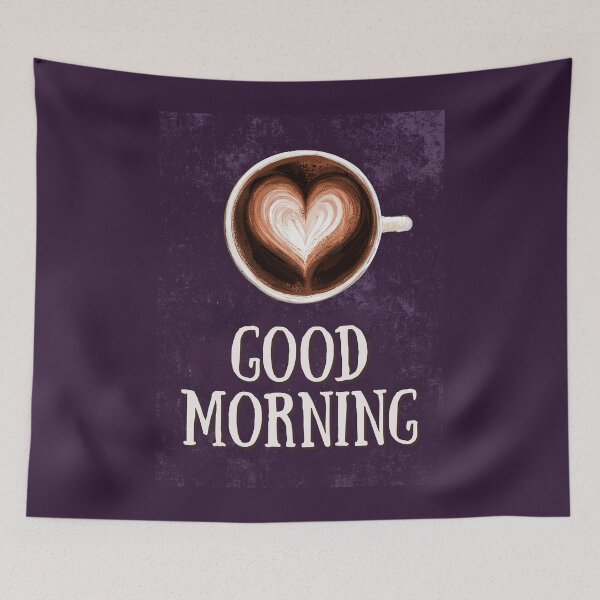 Item preview, Good Morning - Coffee Lover designed and sold by StudioRedKoala.