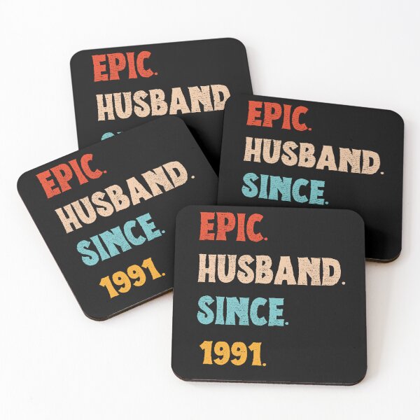 Item preview, Epic Husband Since 1991 - 34th Wedding Anniversary For Him, Men, Husband designed and sold by Mozaic Clothes.