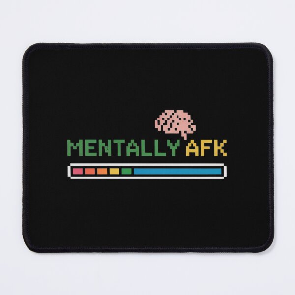 Item preview, Mentally AFK Offline in My Head – Funny Chronically Online Meme Design designed and sold by Silly Shapes Co..