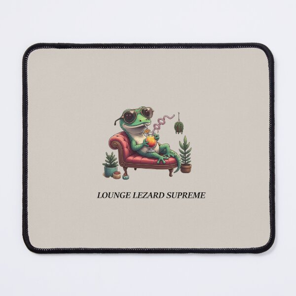 Item preview, funny lizard Lounge Lizard Supreme designed and sold by Uglyandcute.