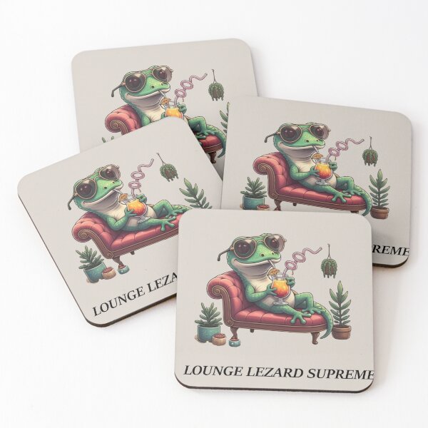Item preview, funny lizard Lounge Lizard Supreme designed and sold by Uglyandcute.