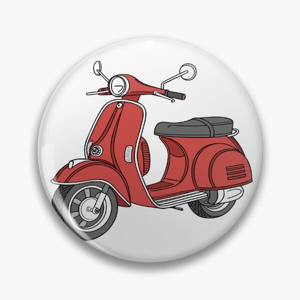Item preview, Moto scooter roja designed and sold by zangess1.