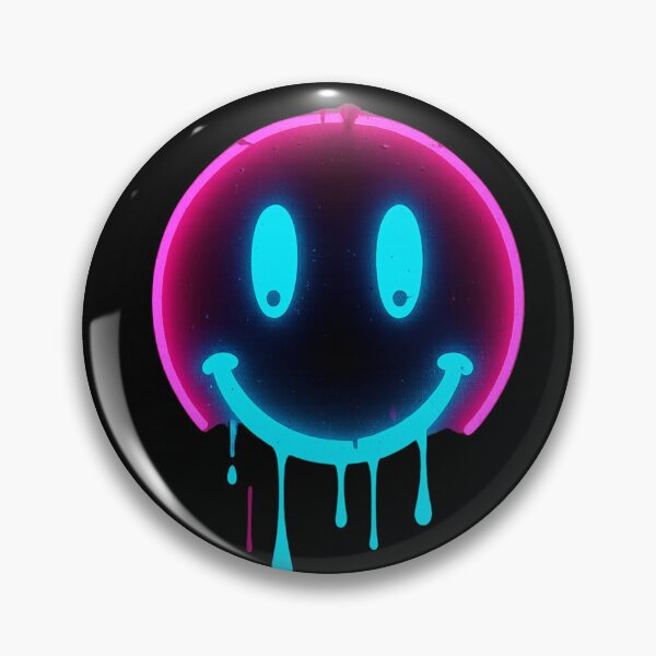 Item preview, Neon Drip: Smiley Face Glow designed and sold by RKNTdesigns.