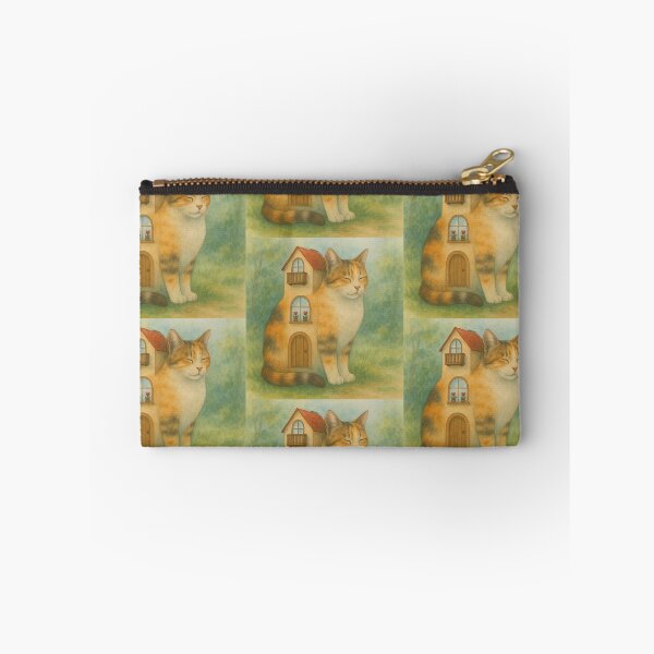 Item preview, Trini – Watercolor Calico Cat as a Cozy Home designed and sold by WhatLoveDoes.