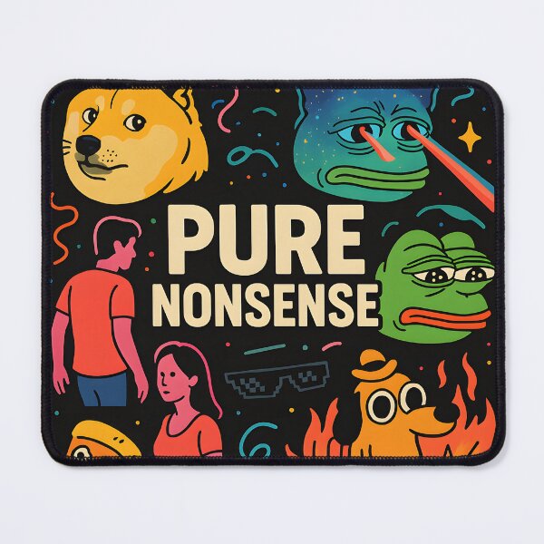 Item preview, Chaotic Meme Collage – Internet Humor Overload T-Shirt - Pure Nonsense designed and sold by Pure Nonsense.
