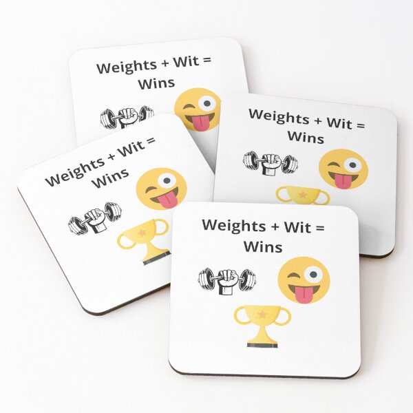 Item preview, Weights + Wit = Wins designed and sold by Adrianzebrowski.