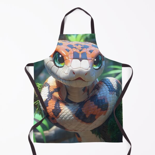 Item preview, Adorable Baby Snake Emerald Eyes Jungle Branch Serene Reptile Wonder designed and sold by ManuelOpito.