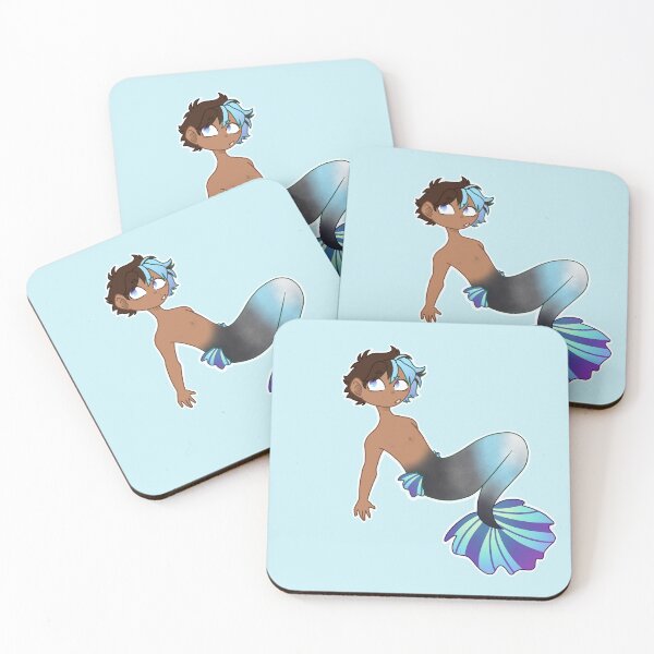 Item preview, Demiboy pride mermaid designed and sold by Blueberry-b1rd.
