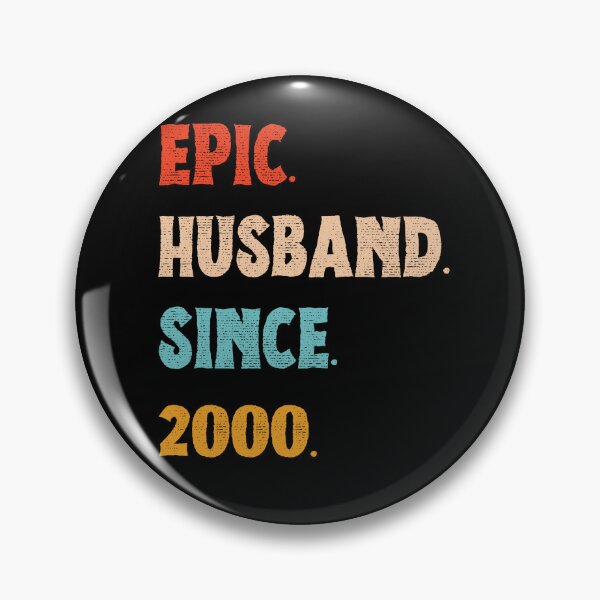 Item preview, Epic Husband Since 2000 - 25th Wedding Anniversary For Him, Men, Husband designed and sold by Mozaic Clothes.