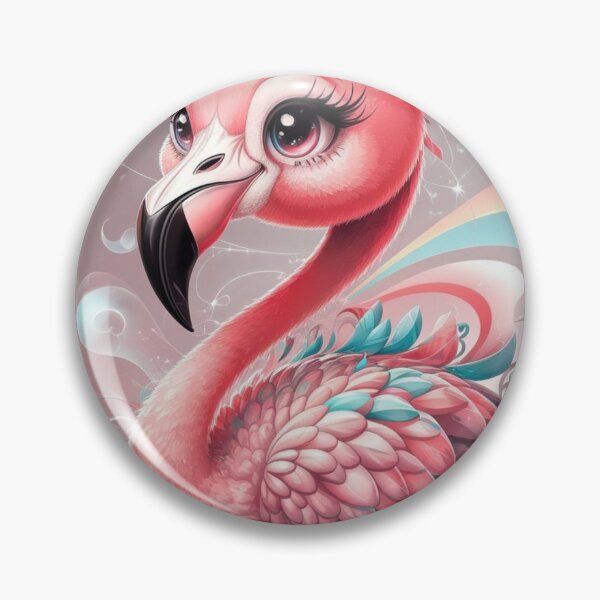 Item preview, Modern Art Flamingo Portrait designed and sold by NeatThingLover.