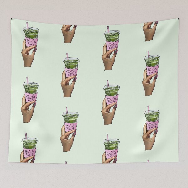 Item preview, Just a lil something to take the edge off (matcha) designed and sold by AlyaCreates.
