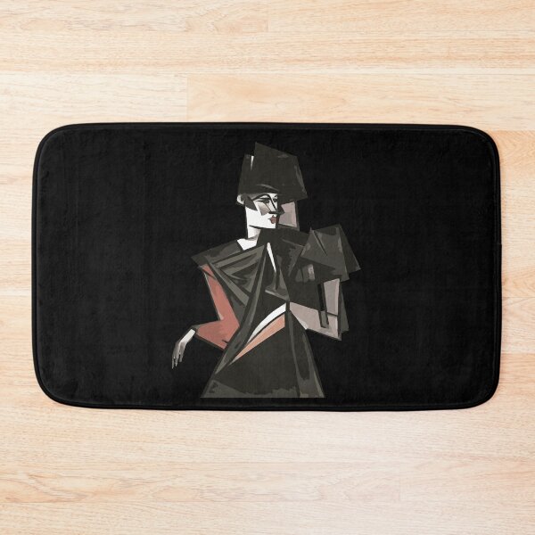 Item preview, Goth Girl Dancing Geometric Abstract Art Cut Out designed and sold by taiche.