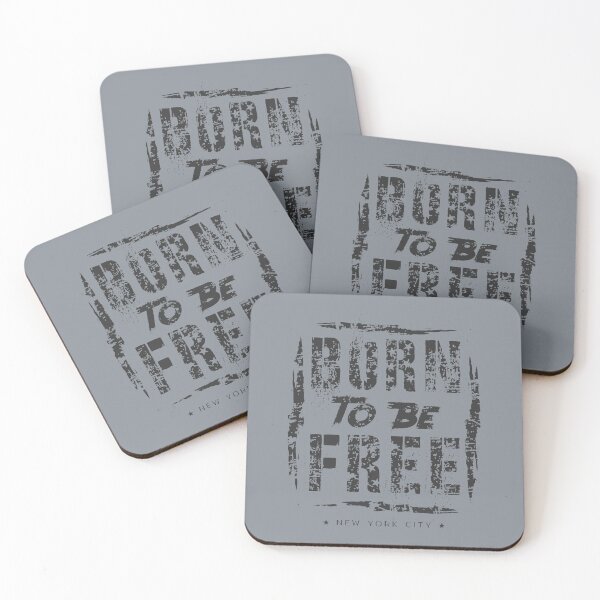 Item preview, Grunge Stencil Born Free Typography designed and sold by Voodoo Store Paranormal Collections.