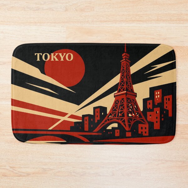 Item preview, Tokyo Vintage Travel Poster designed and sold by rogue-design.