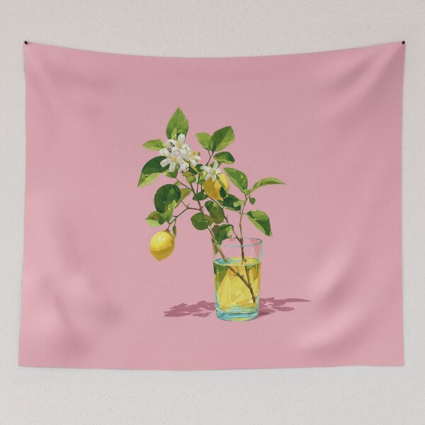 Item preview, Lemon Bunch In Vase designed and sold by StudioRedKoala.