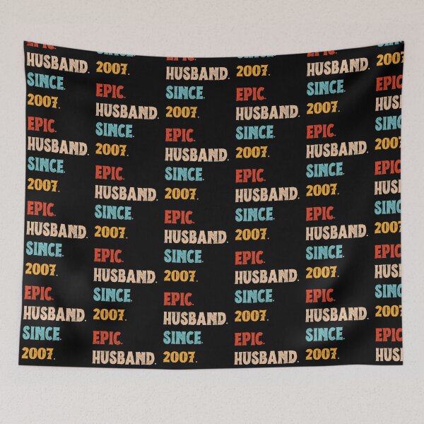 Item preview, Epic Husband Since 2007 - 18th Wedding Anniversary For Him, Men, Husband designed and sold by Mozaic Clothes.