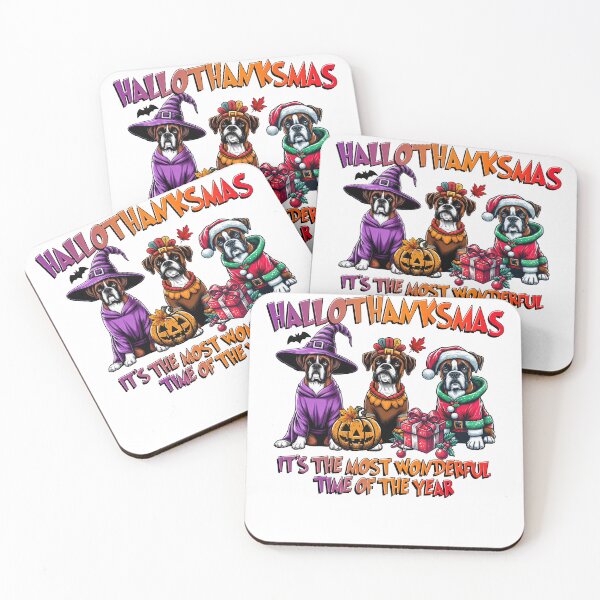 Item preview, Boxer Dog Halloween Thanksgiving Christmas  designed and sold by doodIllustrate.