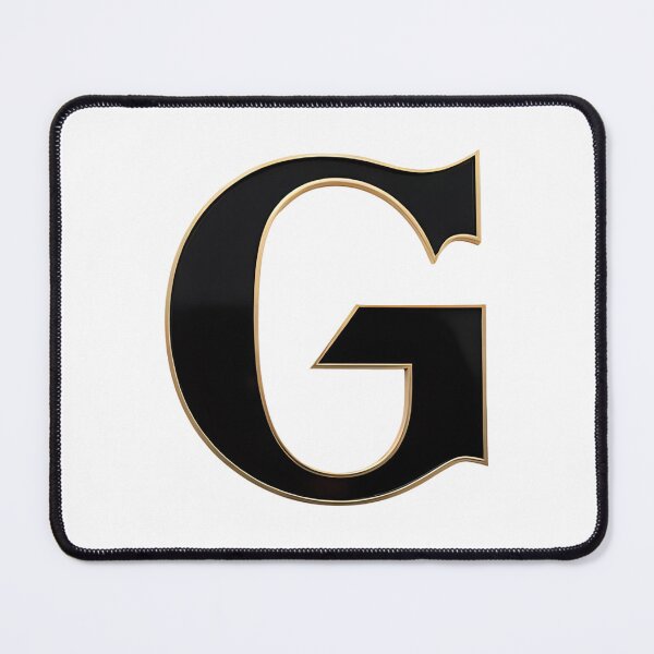 Item preview, Letter G – Gold & Black Elegance designed and sold by RAKO13.