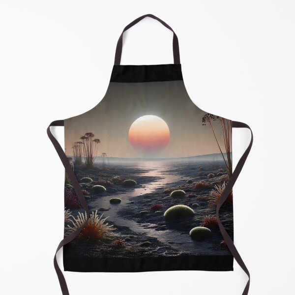 Item preview, Alien Sunset Landscape – Surreal Sci-Fi Extraterrestrial World designed and sold by EcstaticRegards.