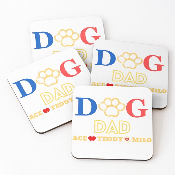 Item preview, Dog Dad Paw Lover T-Shirt, Dog Lover T-Shirt Gift for Daddy designed and sold by Yemison Art.