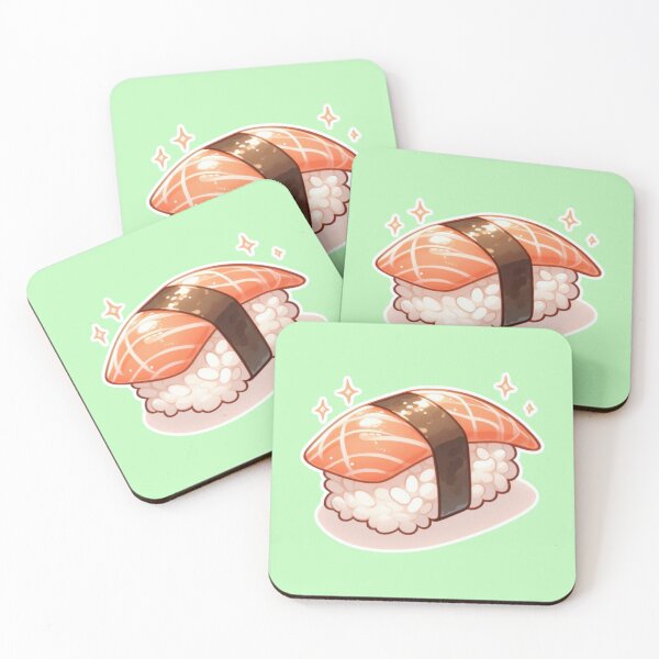 Item preview, Kawaii Sushi Manga Anime – Cute Chibi Japanese Food designed and sold by Sugar Wisdom .