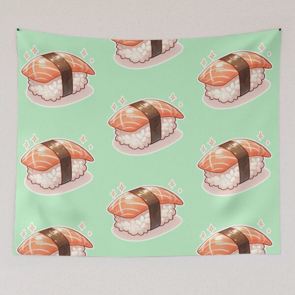 Item preview, Kawaii Sushi Manga Anime – Cute Chibi Japanese Food designed and sold by Sugar Wisdom .