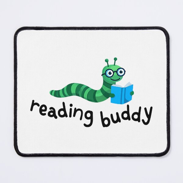 Item preview, Reading Buddy Cute Bookworm With Book designed and sold by HandicraftArt.