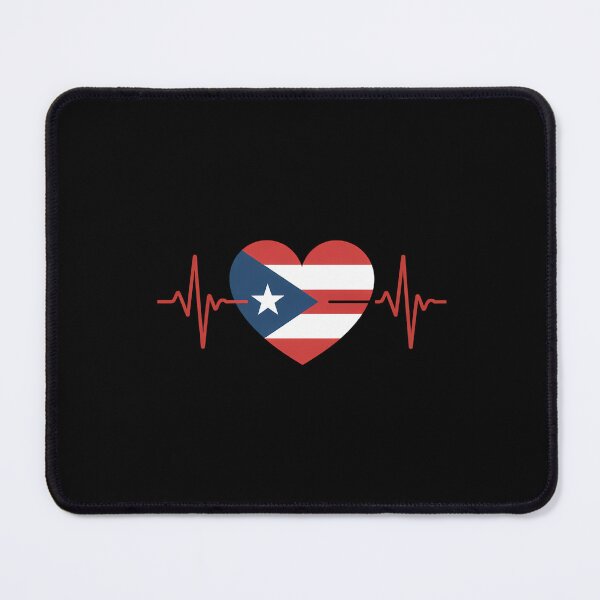 Item preview, Puerto Rico Flag Heartbeat Boricua Hispanic designed and sold by tearbytea.
