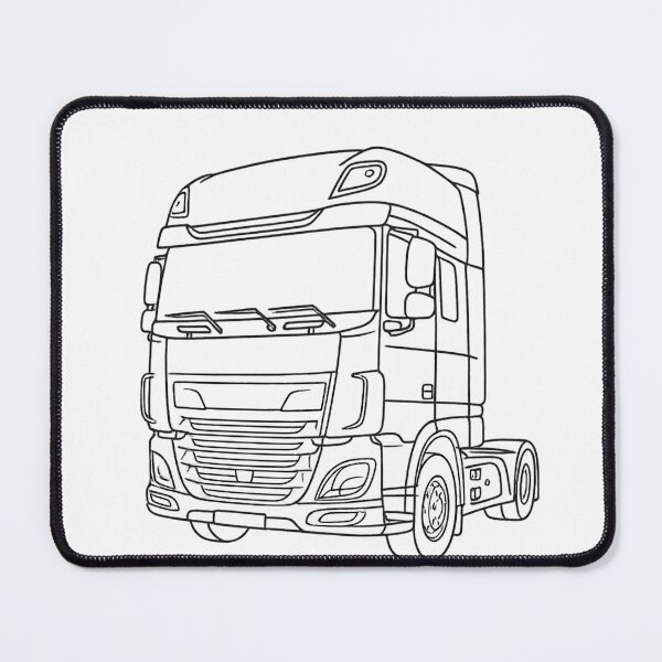 Item preview, Minimalist Truck Front View designed and sold by ElceMare.