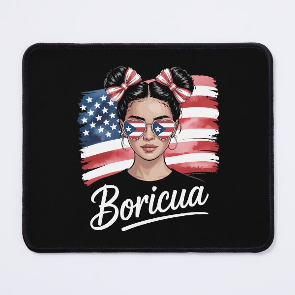 Item preview, Puerto Rico Hispanic Heritage Messy Bun designed and sold by tearbytea.
