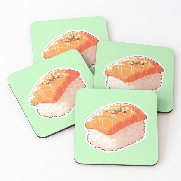 Item preview, Kawaii Sushi Manga Anime – Cute Chibi Japanese Food designed and sold by Sugar Wisdom .