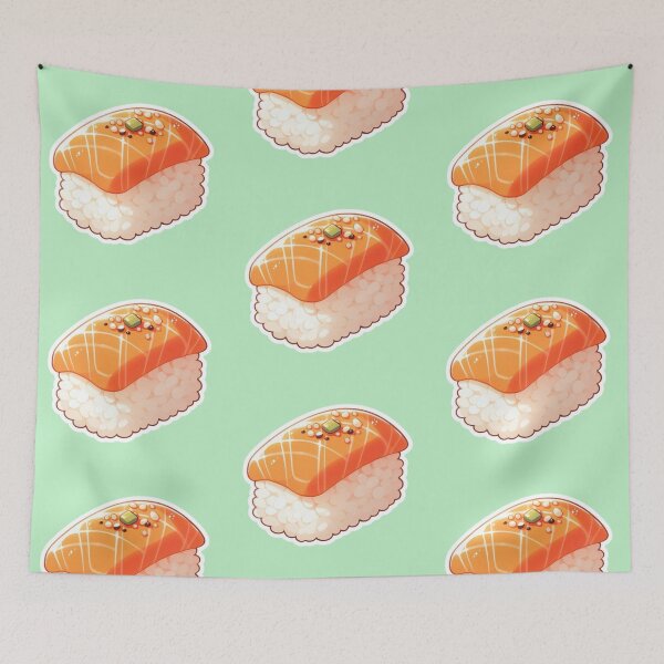 Item preview, Kawaii Sushi Manga Anime – Cute Chibi Japanese Food designed and sold by Sugar Wisdom .