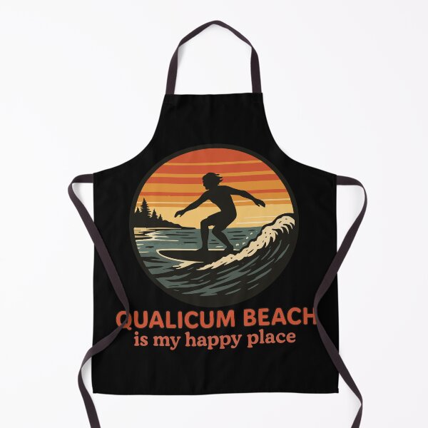 Item preview, Qualicum Beach Is My Happy Place Retro designed and sold by TomFrontierArt.