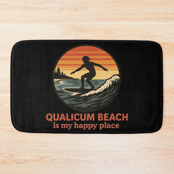 Item preview, Qualicum Beach Is My Happy Place Retro designed and sold by TomFrontierArt.