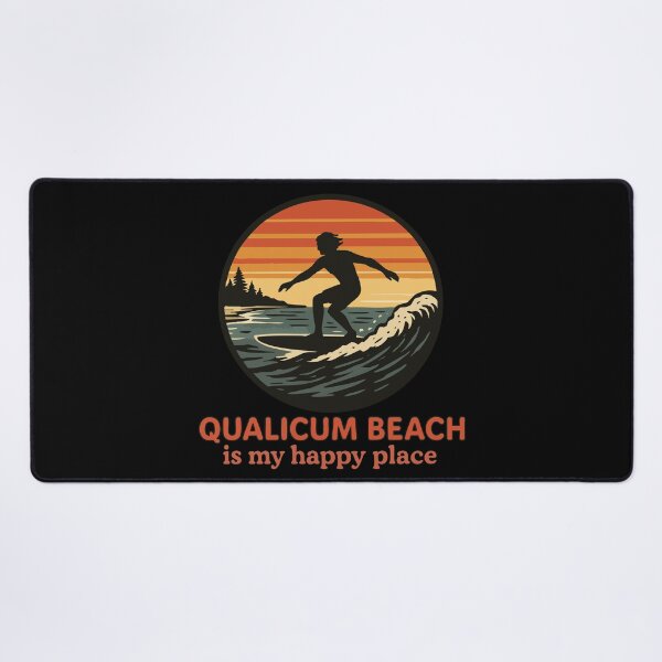 Item preview, Qualicum Beach Is My Happy Place Retro designed and sold by TomFrontierArt.
