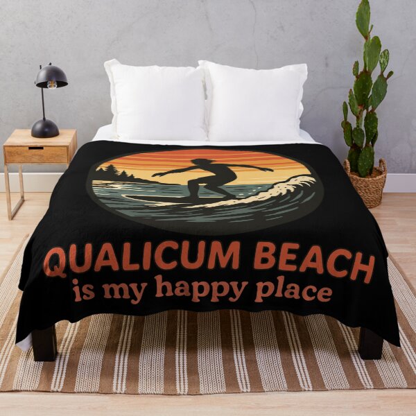Item preview, Qualicum Beach Is My Happy Place Retro designed and sold by TomFrontierArt.