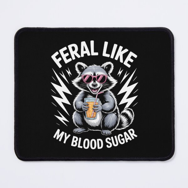 Item preview, T1D Diabetes Awareness Diabetic Type 1 Raccoon Funny designed and sold by tearbytea.