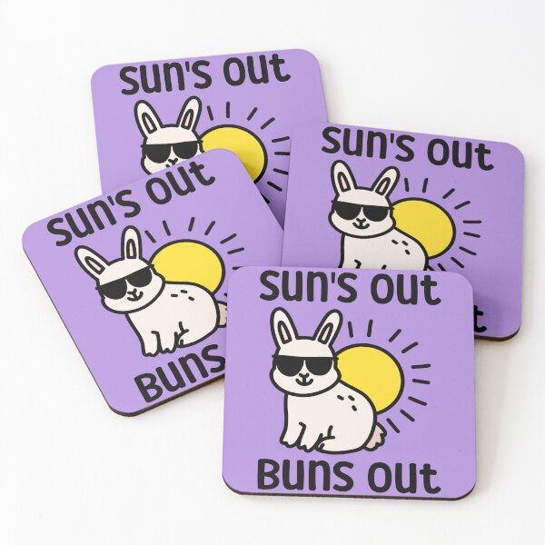 Item preview, Sun's Out Buns Out Chill Bunny with Shades and Sun designed and sold by CuddlesAndLearn.