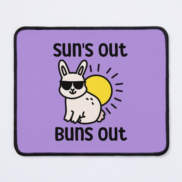 Item preview, Sun's Out Buns Out Chill Bunny with Shades and Sun designed and sold by CuddlesAndLearn.