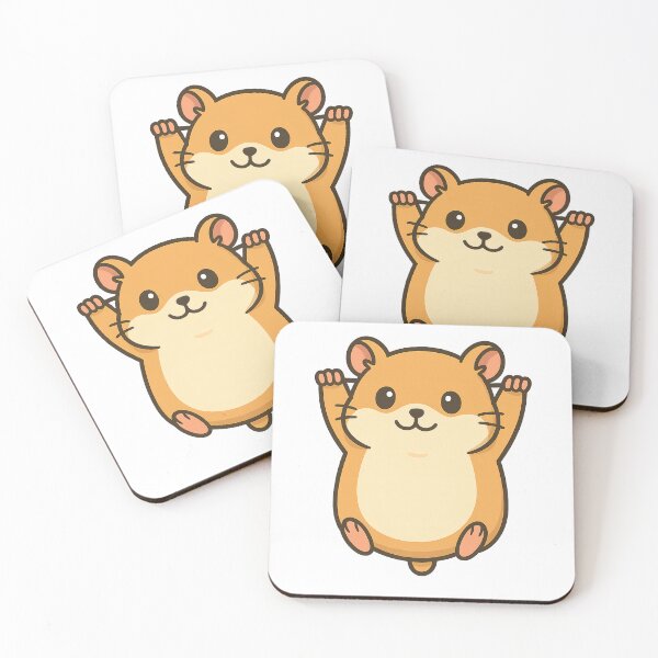 Item preview, Cute Hanging Hamster – No Background Kawaii Illustration designed and sold by VDekDesigns.