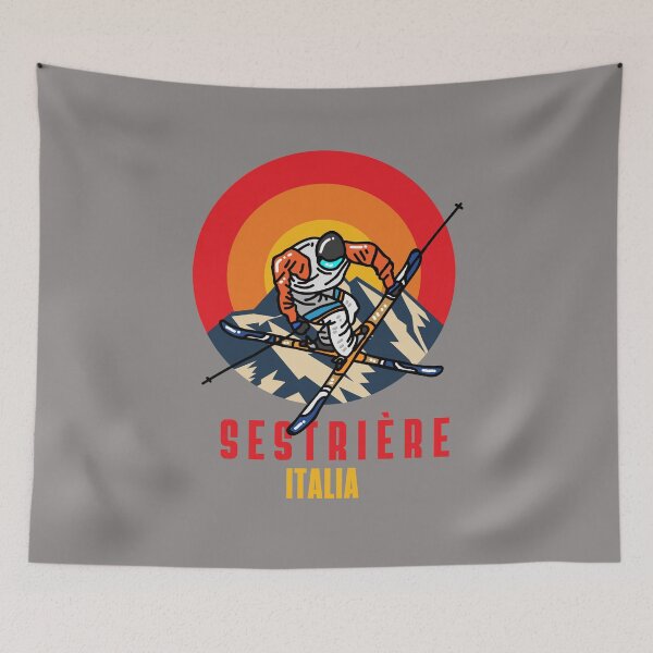 Item preview, Sestriere Ski Resort Italia Souvenir  designed and sold by sydney-syder.